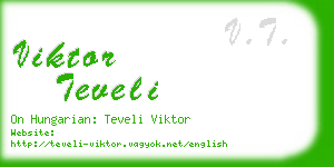 viktor teveli business card